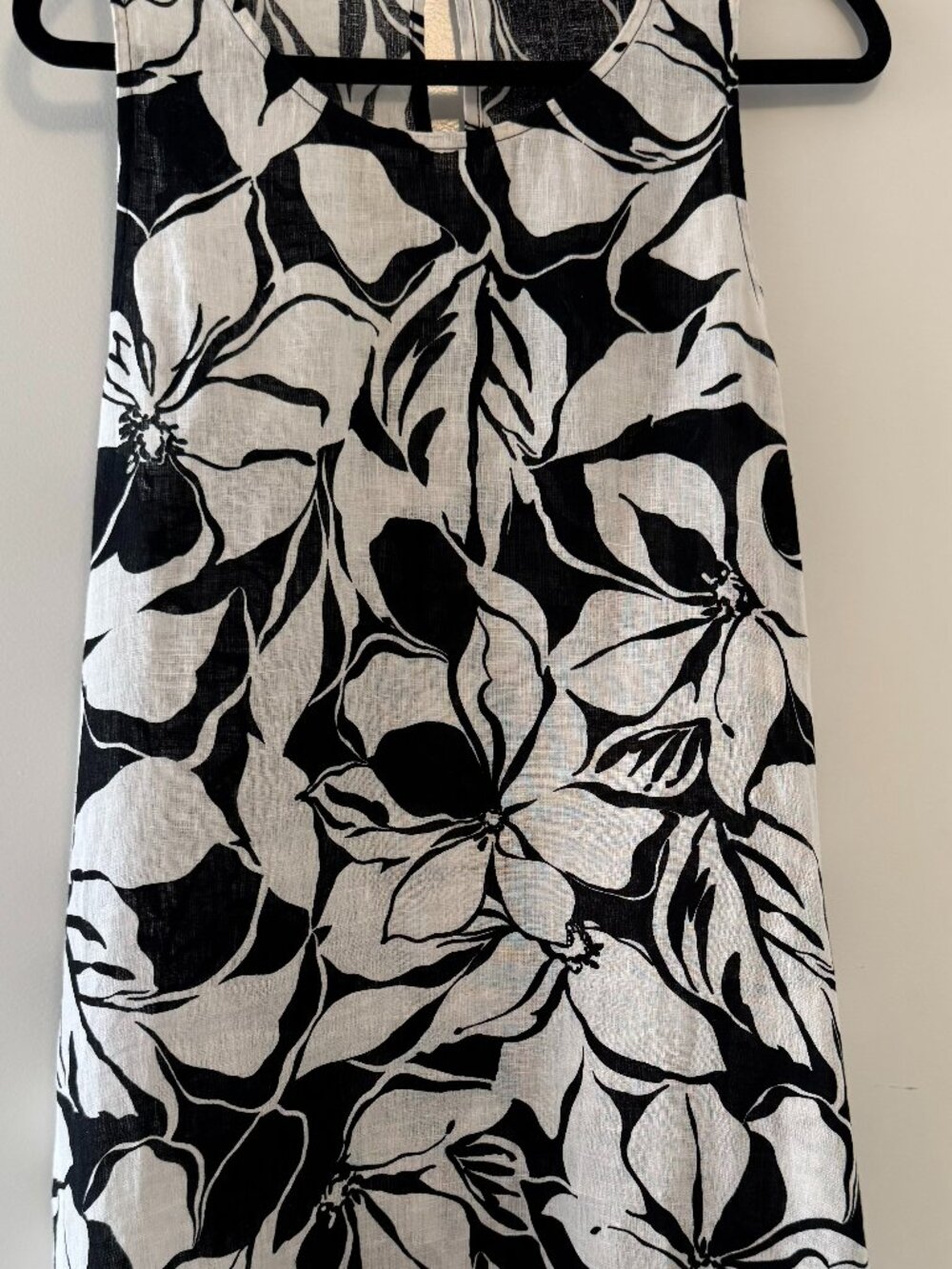 Cynthia Rowley 100% Linen Sleeveless Dress, size Large